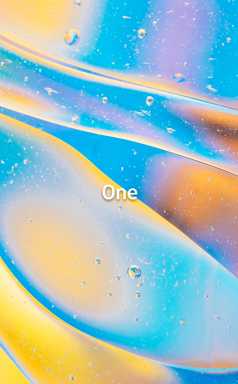 One